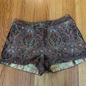 THUY DESIGN HOUSE SILK SHORTS Size Med, Fit Sm.